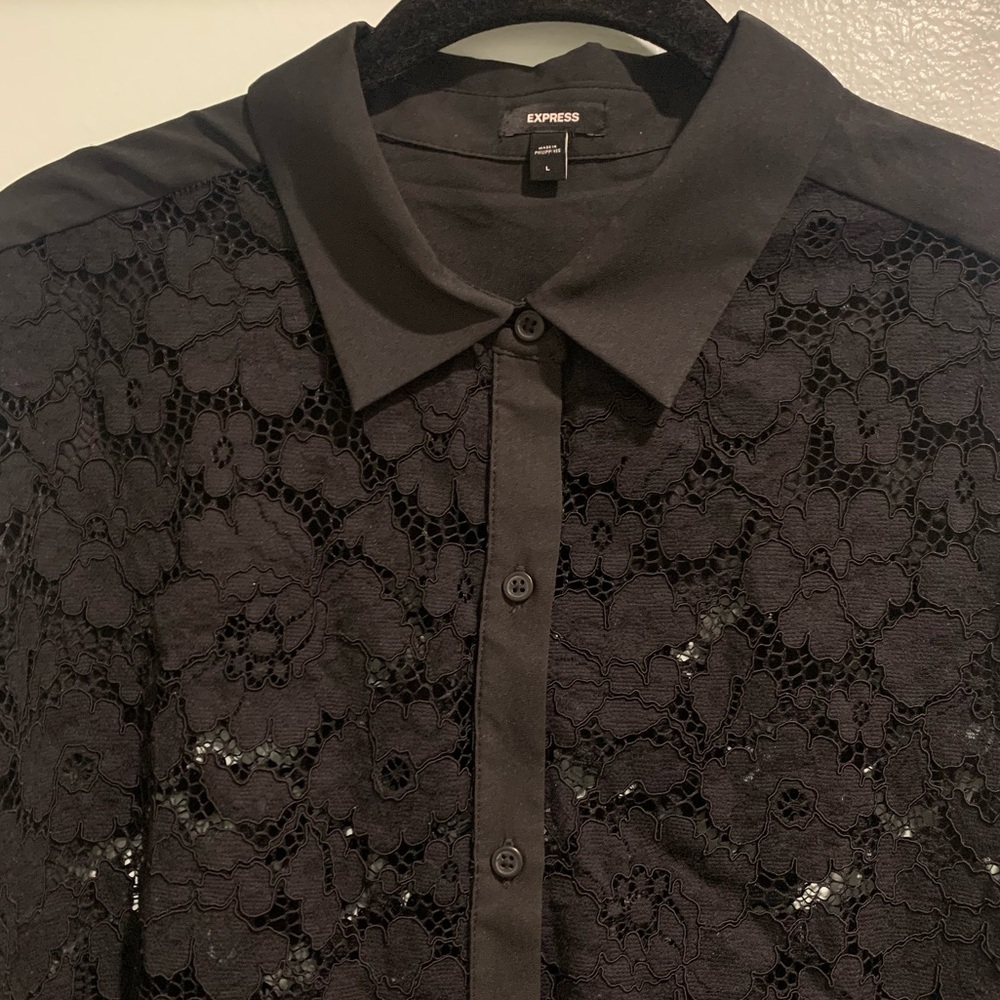 Express Lace Top - Picture 2 of 5